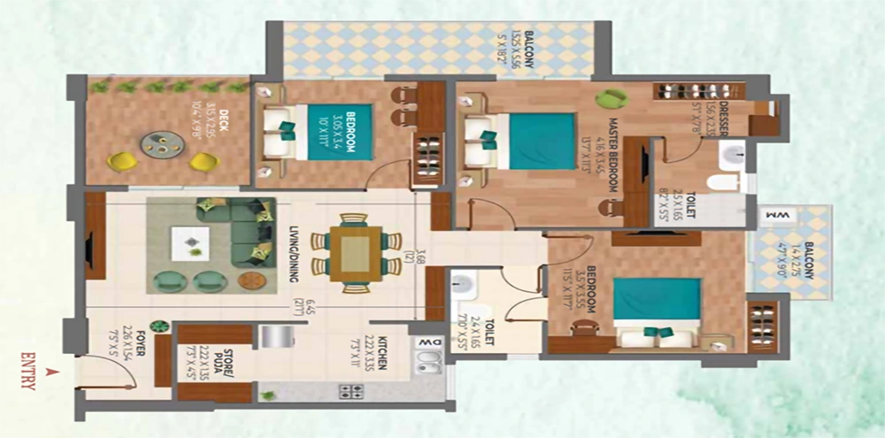 ashiana floor plan